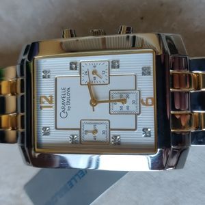 New Caravelle tt men 8daimonds Water resistant